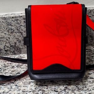 Christian Louboutin Bench Reporter Crossbody Bag with Box